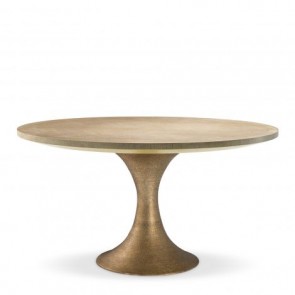 Jedálenský stôl Melchior okrúhly dubová dýha