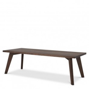 Jedálenský stôl Biot 240 x 100 cm hnedu dub