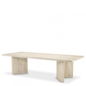 Jedálenský stôl Valbonne 280 x 110 cm bielený dub