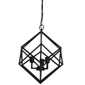 Visiace svietidlo 3L Ø46x56 cm DRIZELLA matt black