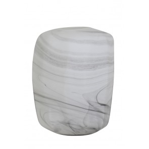 Váza Ø33x42 cm PACENGO glass white+black