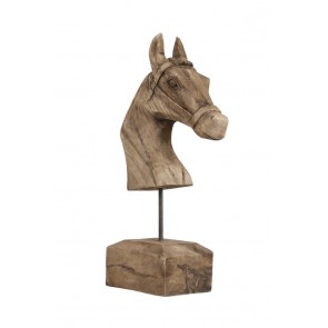 Ornament 25x14x48 cm HORSE wood weather barn