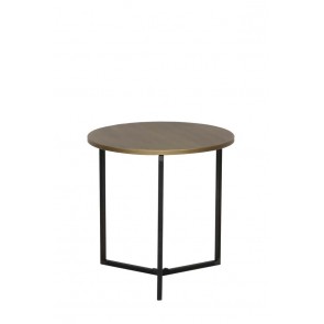 Bočný stolík Ø50x50,5 cm TORTULA bronze