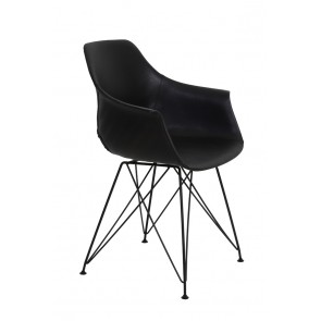 Jedálenská stolička 63x57x82 cm SERBIN black