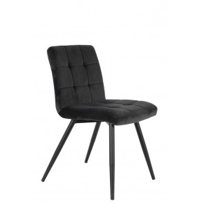 Jedálenská stolička 49x57x84 cm OLIVE velvet dark grey