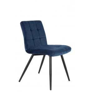 Jedálenská stolička 49x57x84 cm OLIVE velvet blue
