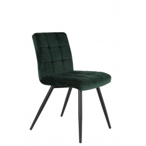 Jedálenská stolička 49x57x84 cm OLIVE velvet dark green