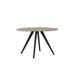 Jedálenský stôl Ø120x78 cm MAGNIFERA mango wood-black