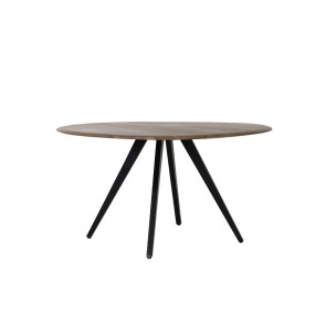 Jedálenský stôl Ø140x78 cm MIMOSO acacia wood-black