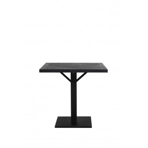 Jedálenský stôl 80x80x78 cm CHISA wood black-black