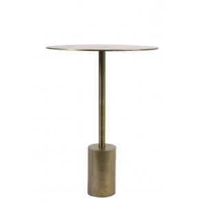 Bočný stolík Ø40x55 cm MOLO raw antique bronze