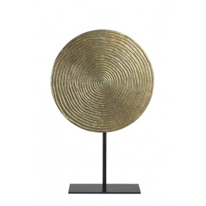 Ornament na podstavci Ø35x56 cm RAWAS r ant bronze circle-m black