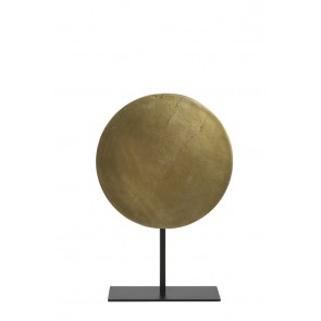 Ornament na podstavci Ø30x45 cm GASIM raw ant bronze-matt black