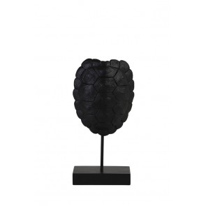 Ornament na podstavci 13x6,5x26,5 cm TURTLE black