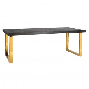 Jedálenský stôl Blackbone zlatý 180 cm