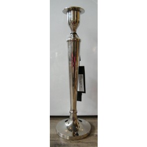 Svietnik strieborný GLAMOUR, 30x10x10 cm